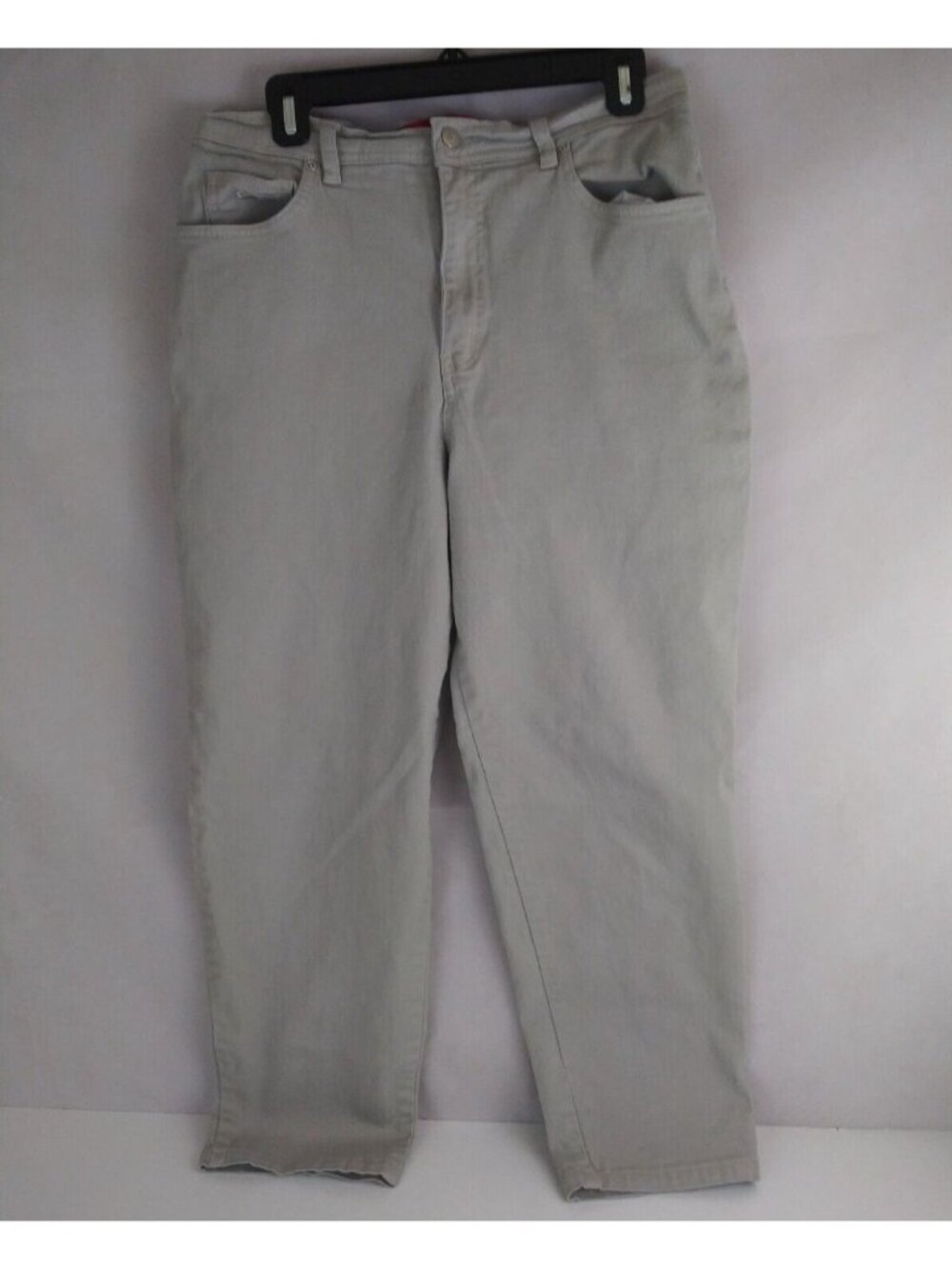 Gloria Vanderbilt Women's Khaki Bootcut Jeans Size 14 Inseam 28"